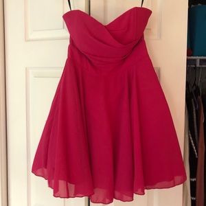 Pink Strapless Dress